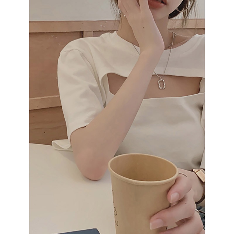 Áo Thun NgắN Tay MàU Trơn ThiếT Kế MớI Xinh XắN