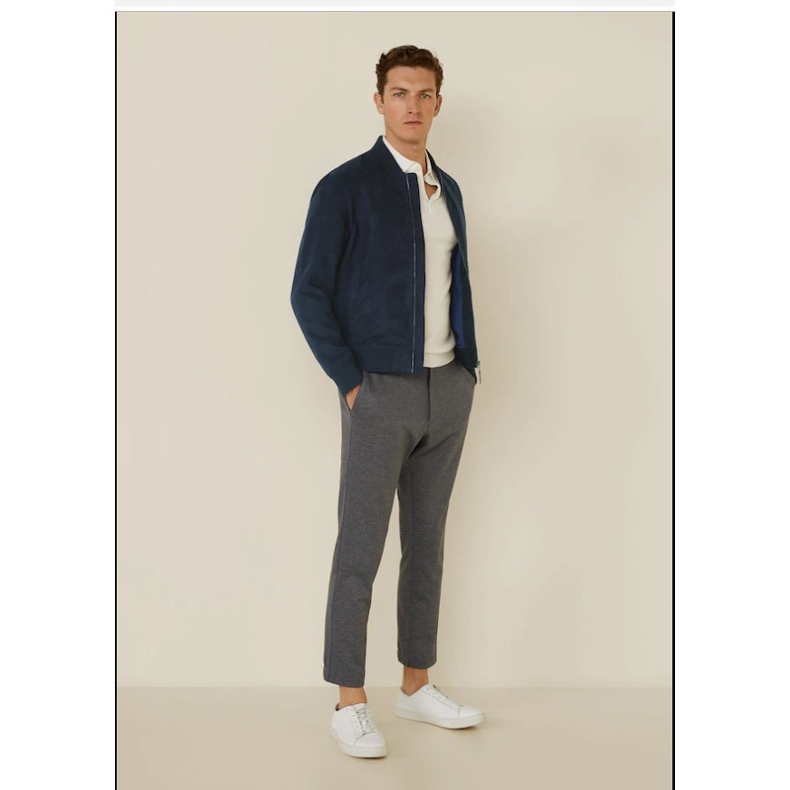 Áo khoác nam Bomber da lộn VNXK | BigBuy360 - bigbuy360.vn