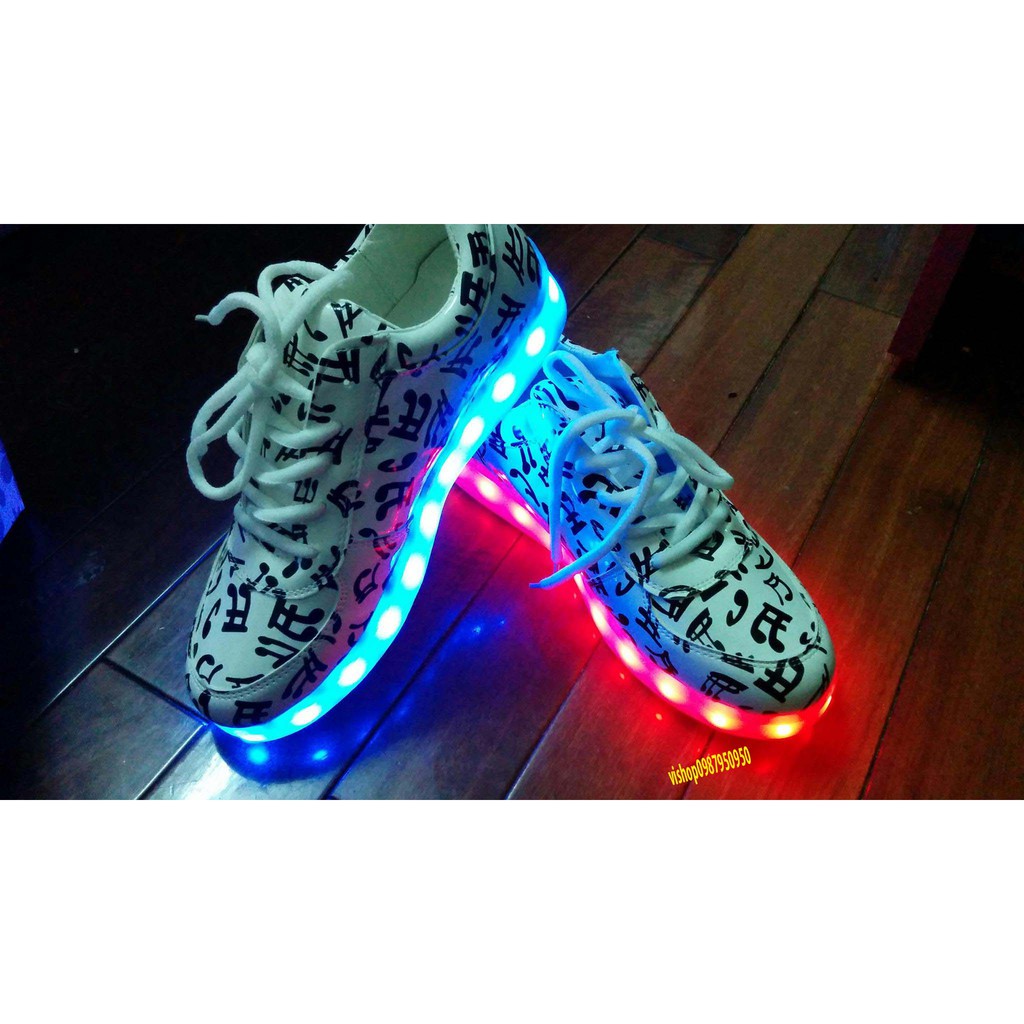Giày Phát Sáng  Mẫu Nốt Nhạc sáng 7 Màu  ( Nam Và Nữ ) | BigBuy360 - bigbuy360.vn