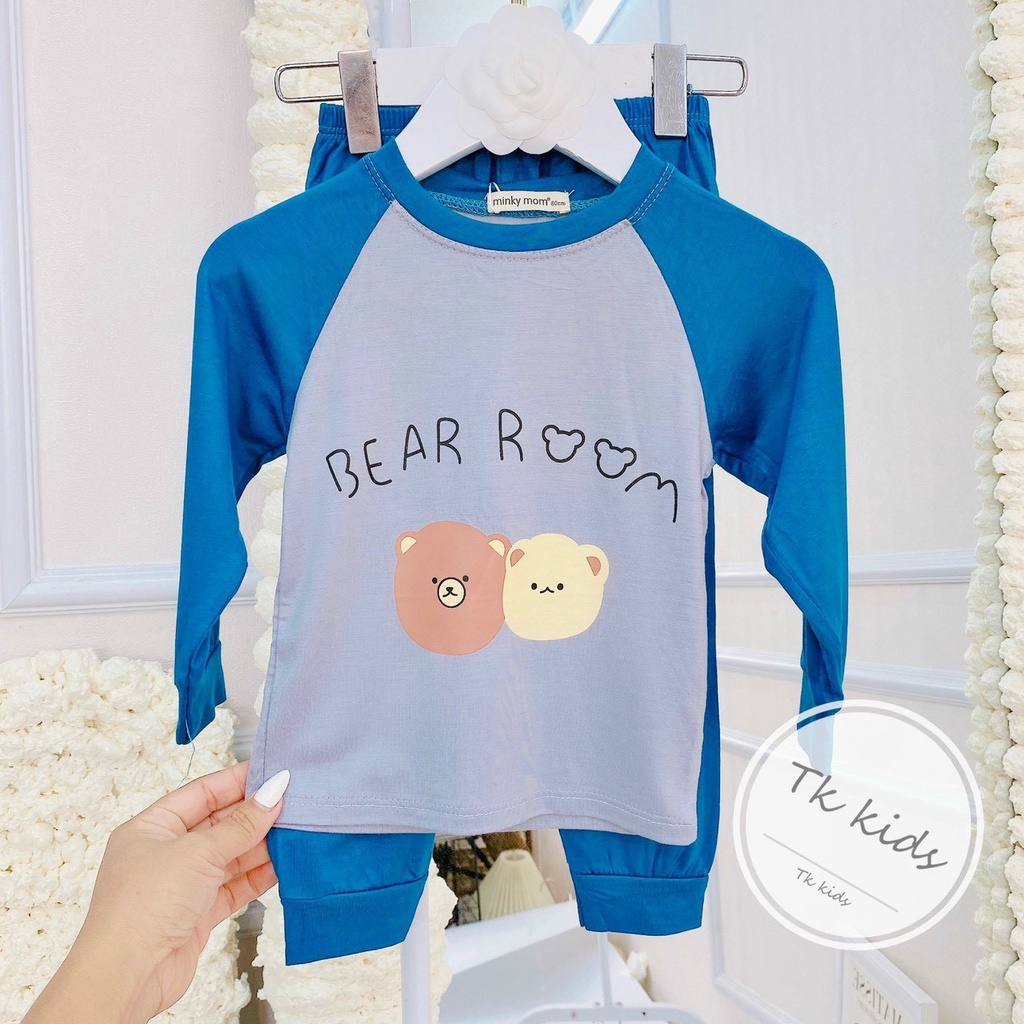💟💟bộ dài tay minkymom💟💟 dài gấu