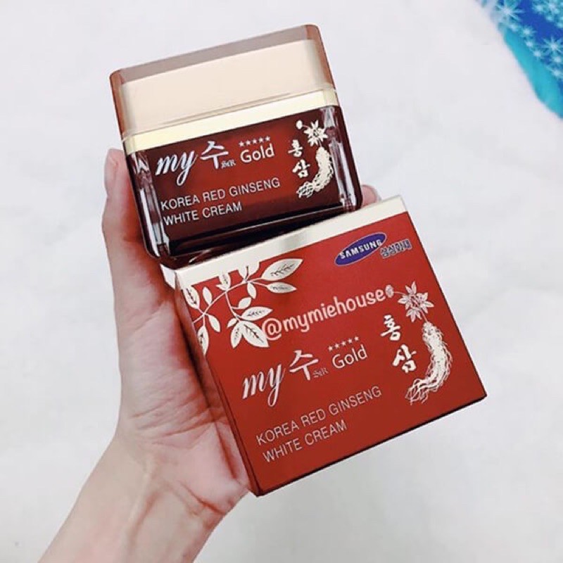 Kem sâm Hàn Quốc Gold Korea Red Gíneng White Cream 50 ml