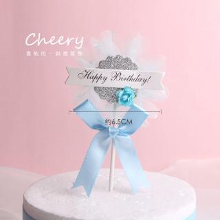 Que HPBD hoa nơ xanh