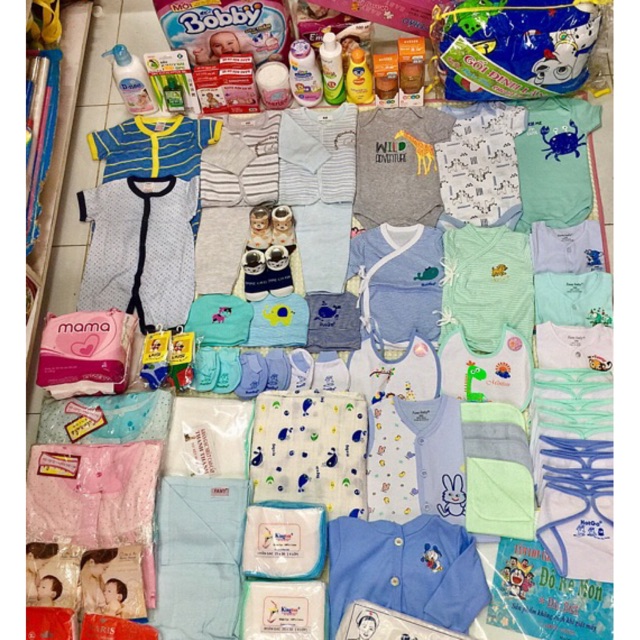 SET ĐỒ SƠ SINH CAO CẤP CHO BÉ TRAI