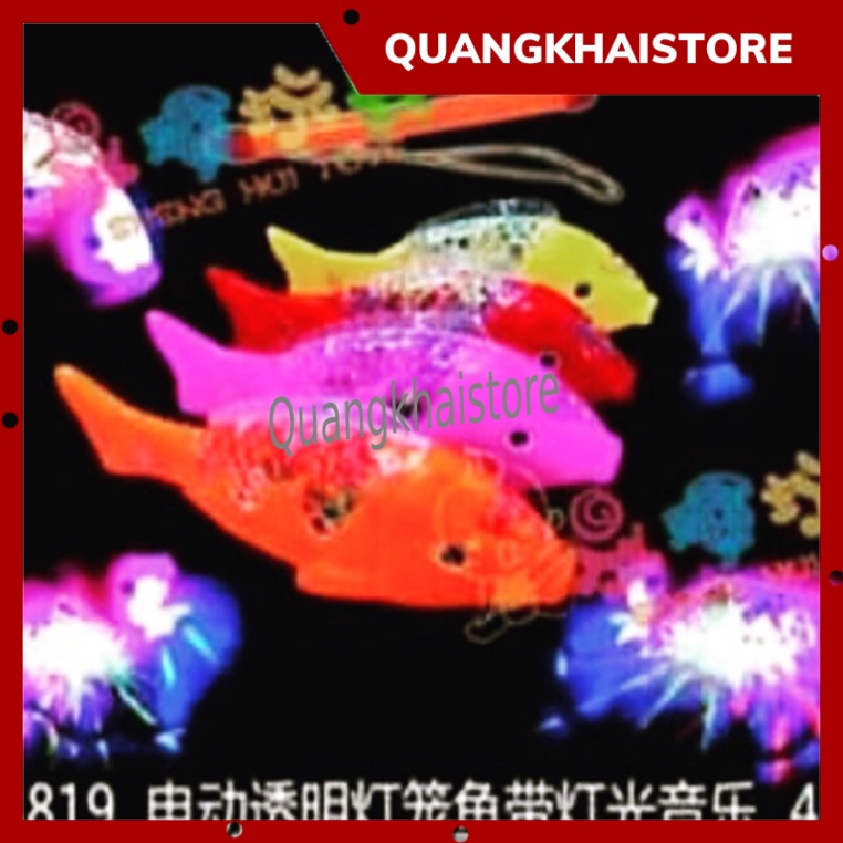 Lồng đèn cá chép có nhạc có đèn