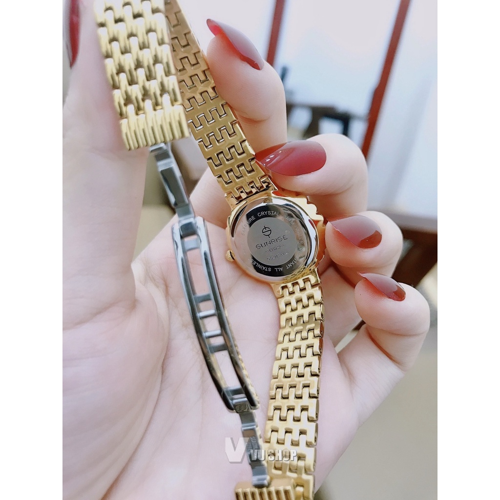 Đồng hồ nữ SUNRISE 9808AA Size nhỏ Chính hãng