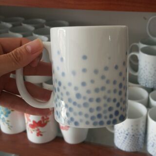 Cốc uống nước 350ml gốm sứ Bát tràng 005