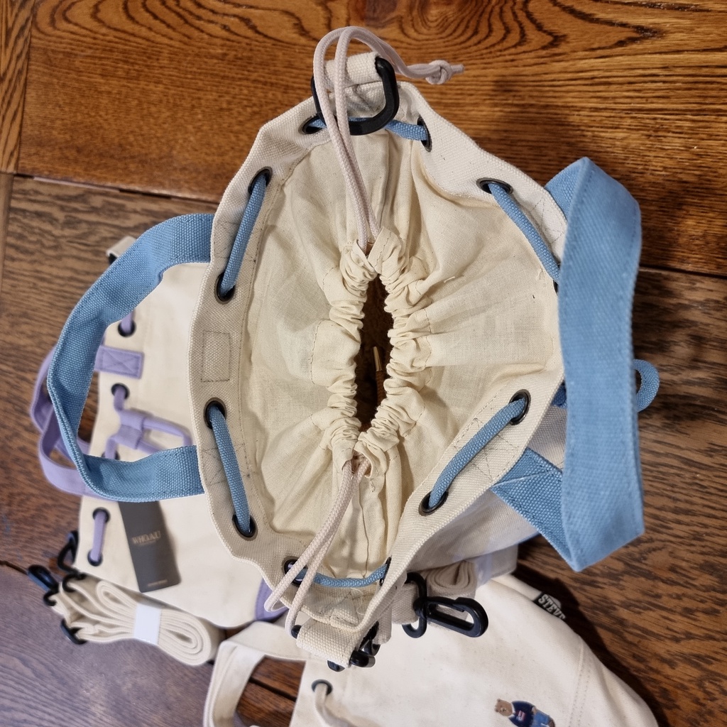 Túi xách WHOAU WHBGB2323A vải canvas dáng xô thời trang cho nữ