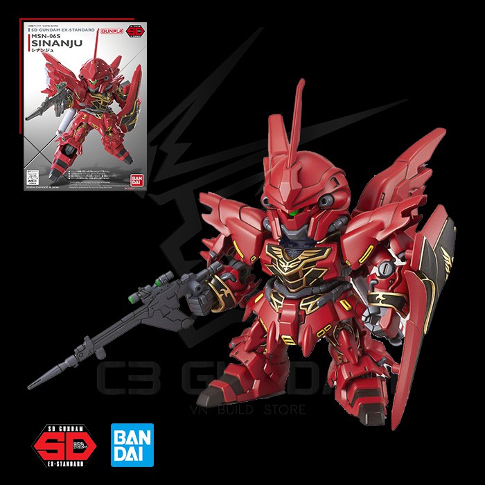 MÔ HÌNH LẮP RÁP SD EX SINANJU BANDAI GUNDAM UC SDEX