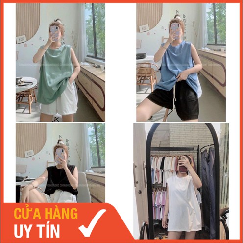 BÁN SỈ ÁO PHÔNG TAY CÁNH DƠI 7 MÀU CHO NỮ - Kèm áo nửa người may liền