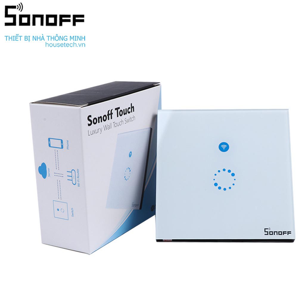 Công tắc cảm ứng điều khiển từ xa qua wifi Sonoff Touch