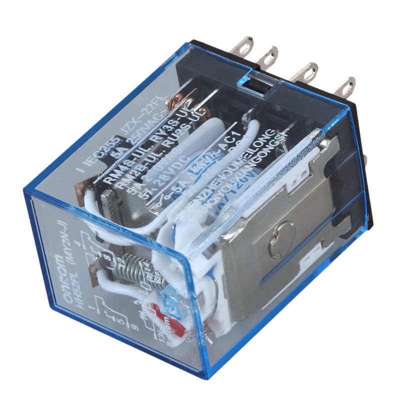 Rơ Le Điện Từ Hh52P Ac 110v Dpdt 8-pin 8p