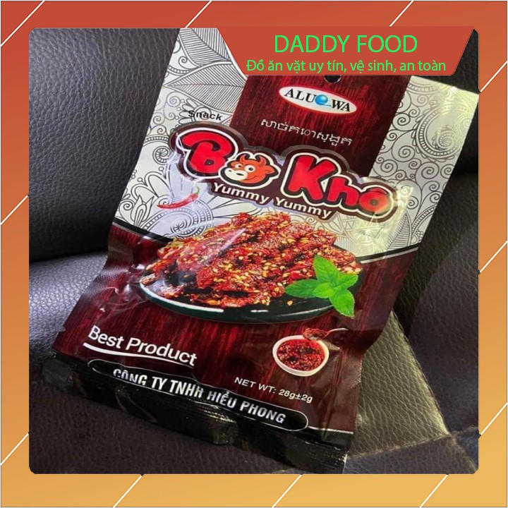 [Mã GROXUAN1 giảm 8% đơn 150K] Combo 10 gói snack bò khô siêu cay aluowa yummy yoummy | BigBuy360 - bigbuy360.vn