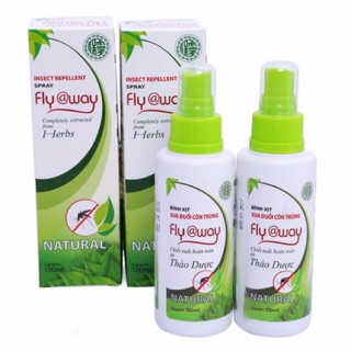 Xịt Muỗi FLy@way 100ml xua đuổi côn trùng, chiết xuất thảo dược