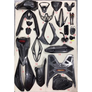 Ốp Trang Trí VARIO 2018->20 Carbon