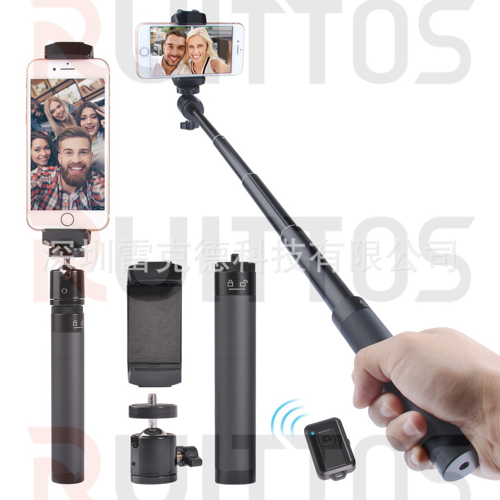 ◎✔Thanh kéo dài V2 bộ ổn định ba trục cầm tay Feiyu thanh mở rộng có thể thu vào gậy chụp ảnh tự sướng 1/4 thanh mở rộng | BigBuy360 - bigbuy360.vn