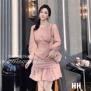 Ảnh thật - Váy lông đuôi cá