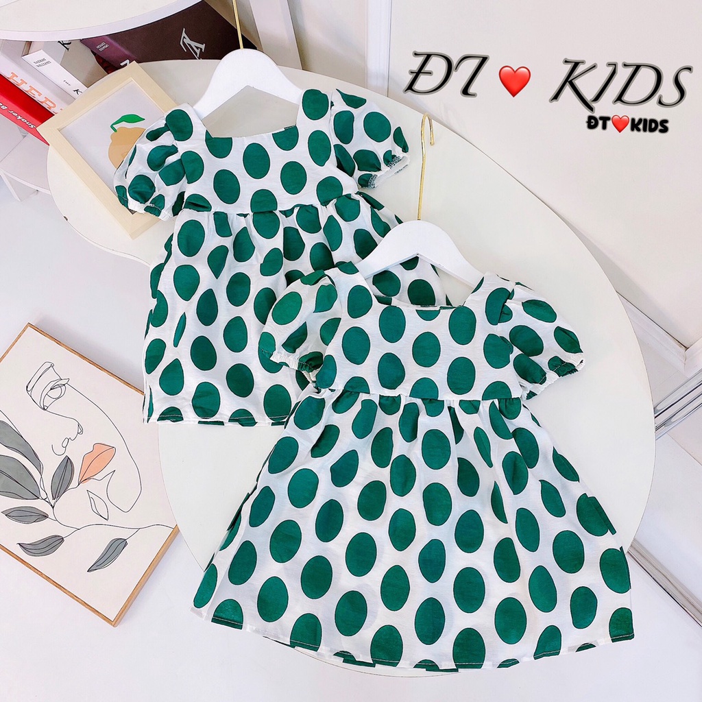 [XẢ HÀNG] Váy Đũi Lụa Siêu Xinh Cho Bé Gái