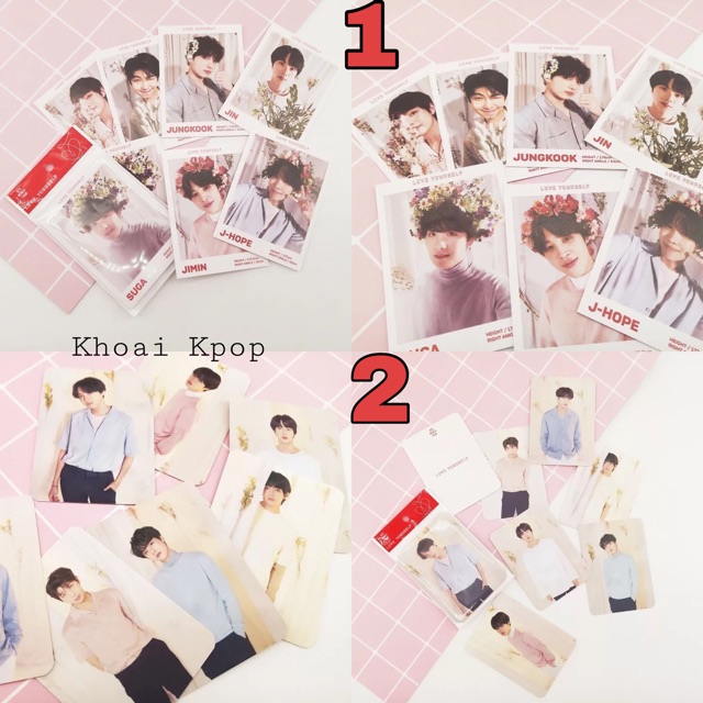 Set card BTS world tour