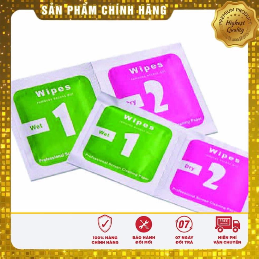 Giấy Lau Kính Cường Lực ⚡ Combo 2 Miếng Vệ Sinh Màn Hình Điện Thoại Đa Năng ⚡ Cheap Case Store