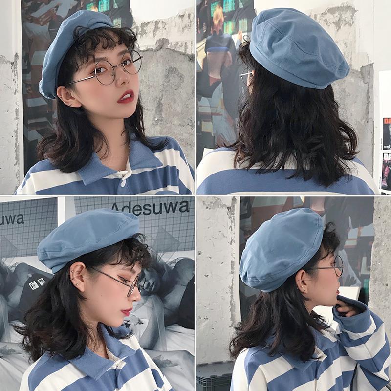Nón Beret Thời Trang Retro Trẻ Trung Cá Tính Cho Nữ Kiểu Nhật Hàn