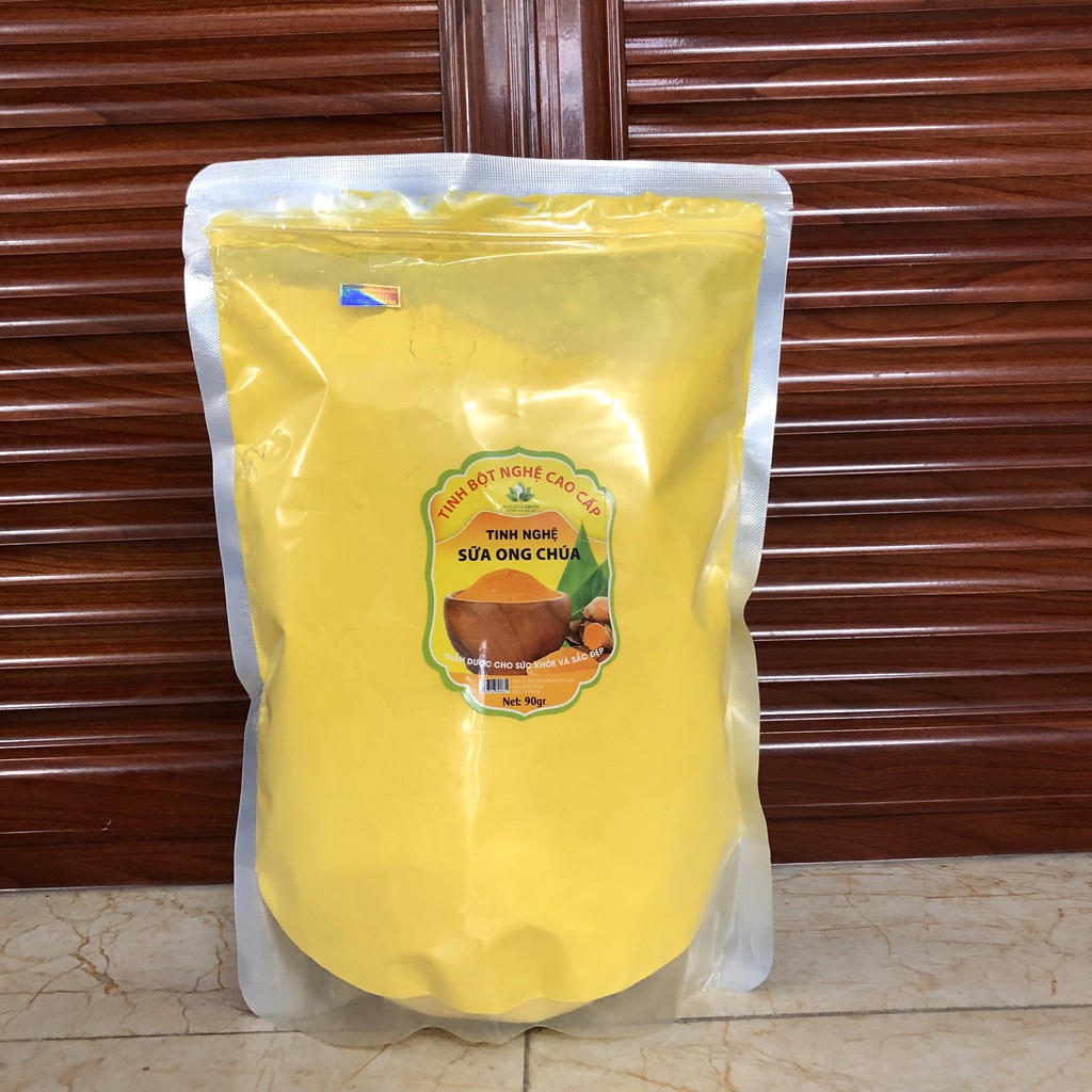 (Túi zip 1kg) Tinh bột nghệ test đỏ,tinh bột nghệ nguyên chất làm đẹp da ngừa mụn thâm nám