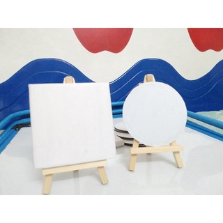 Toan vẽ tranh 10x10 kèm giá đỡ tranh canvas giá vẽ mini