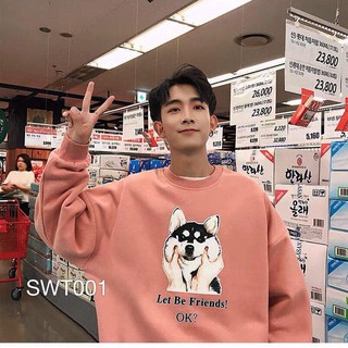 ÁO SWEATER FRIEND HUSKY