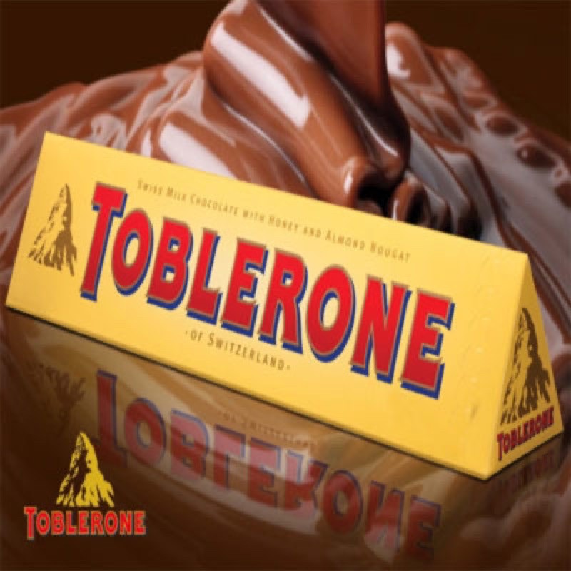 [Date 12/2021] SOCOLA TOBLERONE - Swiss Milk Chocolate With Honey & Almond Nougat - Thanh 100g