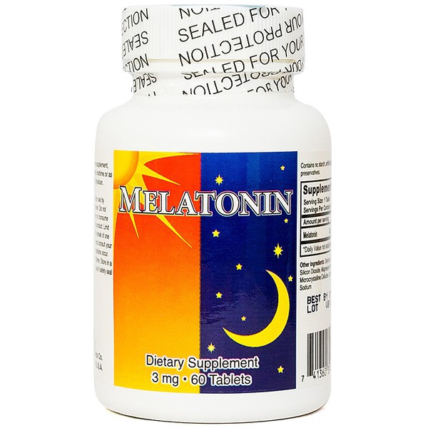 Viên Uống Hỗ Trợ Ngủ Ngon Melatonin 5mg Nuhealth (Hộp 60 Viên)