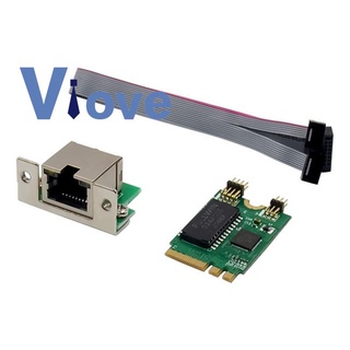 Card mạng PCIE mini M.2 A+E to RTL8111F Gigabit 1 cổng RJ45