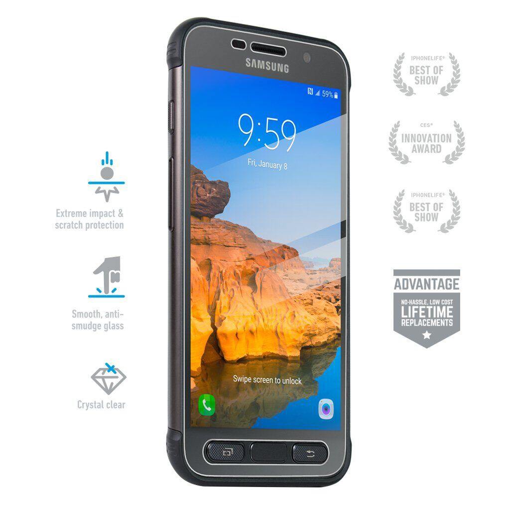 [Ảnh Thật] Kính Cường Lực Samsung S7 Active có mài cạnh 2.5D