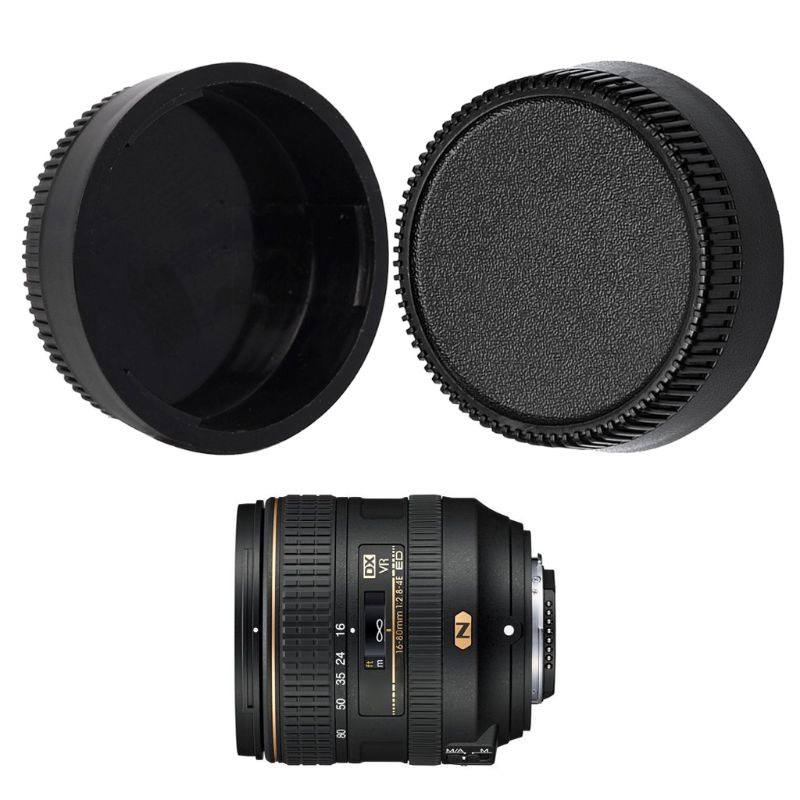 Set 2 nắp bảo vệ ống kính máy ảnh Ni-kon Nikkor SLR DSLR chống bụi | BigBuy360 - bigbuy360.vn