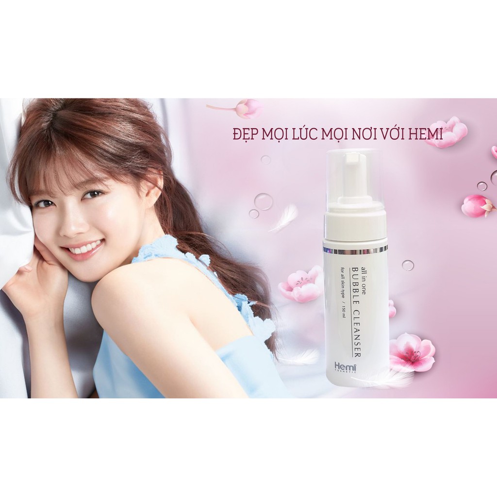 Sữa Rửa Mặt Kiêm Tẩy Trang Hemi BUBBLE Cleanser  Hàn Quốc Chính Hãng | BigBuy360 - bigbuy360.vn