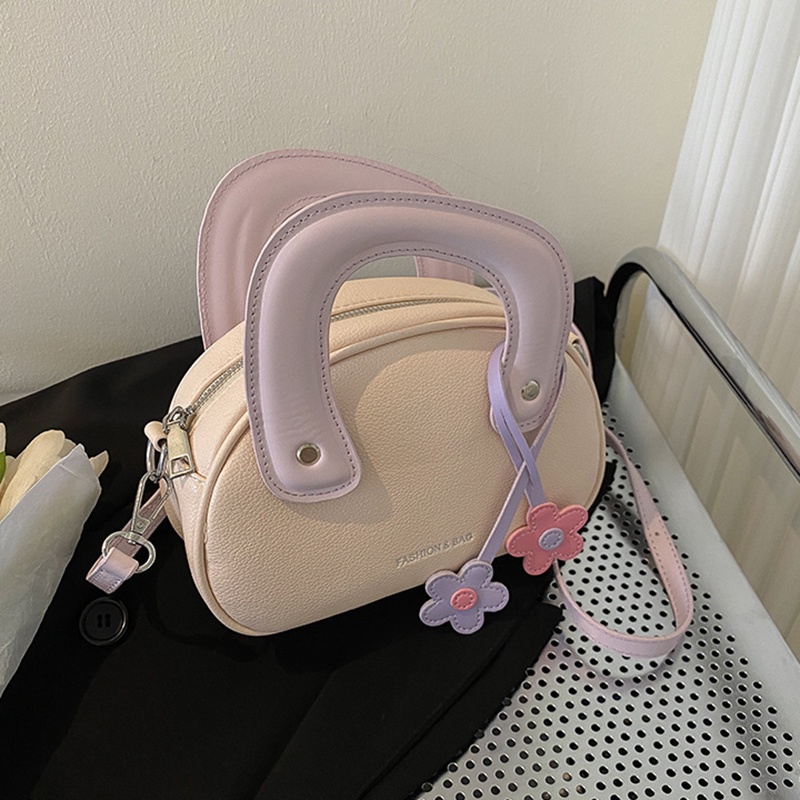 Túi Đeo Chéo Màu Sắc Tương Phản Thời Trang Cho Nữ