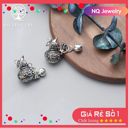 Charm bạc hồ lô treo - NQ Jewelry
