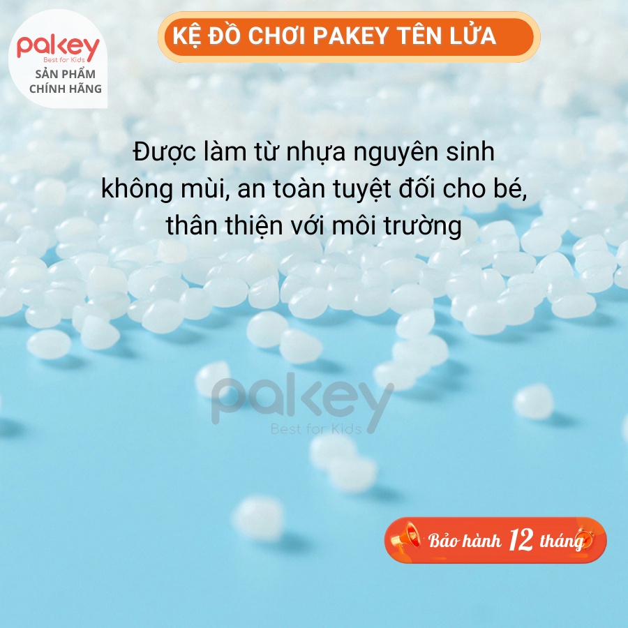 Kệ đồ chơi cho bé Pakey hình Rocket Cao cấp, Kệ để đồ cho bé đa năng nhập khẩu chính hãng