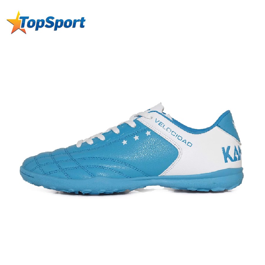 Giày đá bóng sân cỏ nhân tạo Kamito Velocidad 3 mẫu mới, hàng chính hãng dành cho nam, màu xanh biển