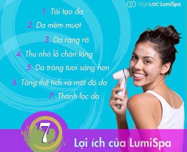 Máy Rửa Mặt Lumispa ( máy mới bảo hành 2 năm+1typ Srm )