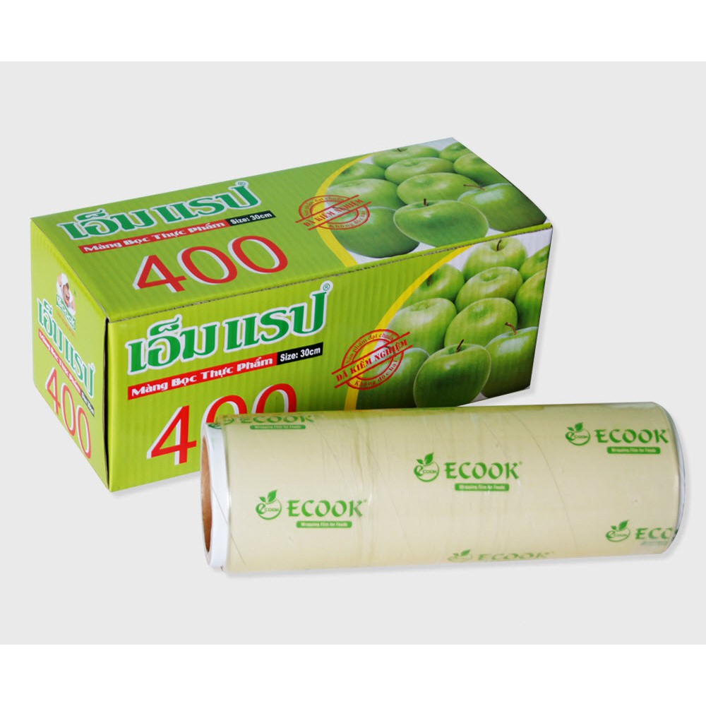 Màng Bọc thực phẩm Ecook P400 30cm x 250 m(Bạc) THPP400