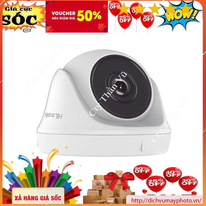 Camera HiLook IPC-T320H-D vỏ nhựa không poe 2M