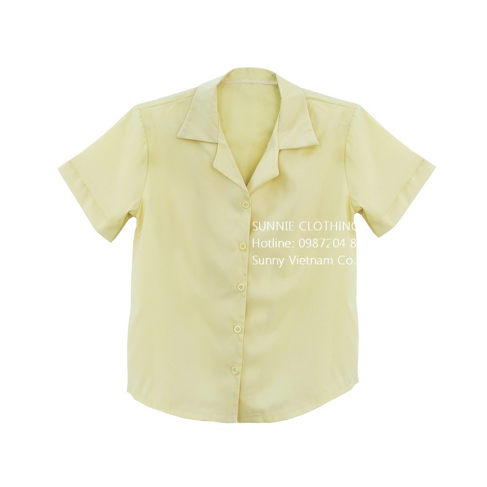 Áo sơ mi nữ Croptp ngắn tay Korean Style - Sunnie Clothings SUN17 | BigBuy360 - bigbuy360.vn
