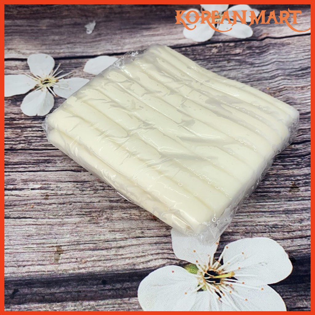 Bánh gạo hàn quốc tokbokki nguyên thanh gói 500g