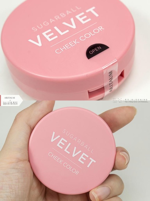 🎁🎁🎁 Phấn má hồng siêu lì Aritaum Sugarball Velvet Cheek Color