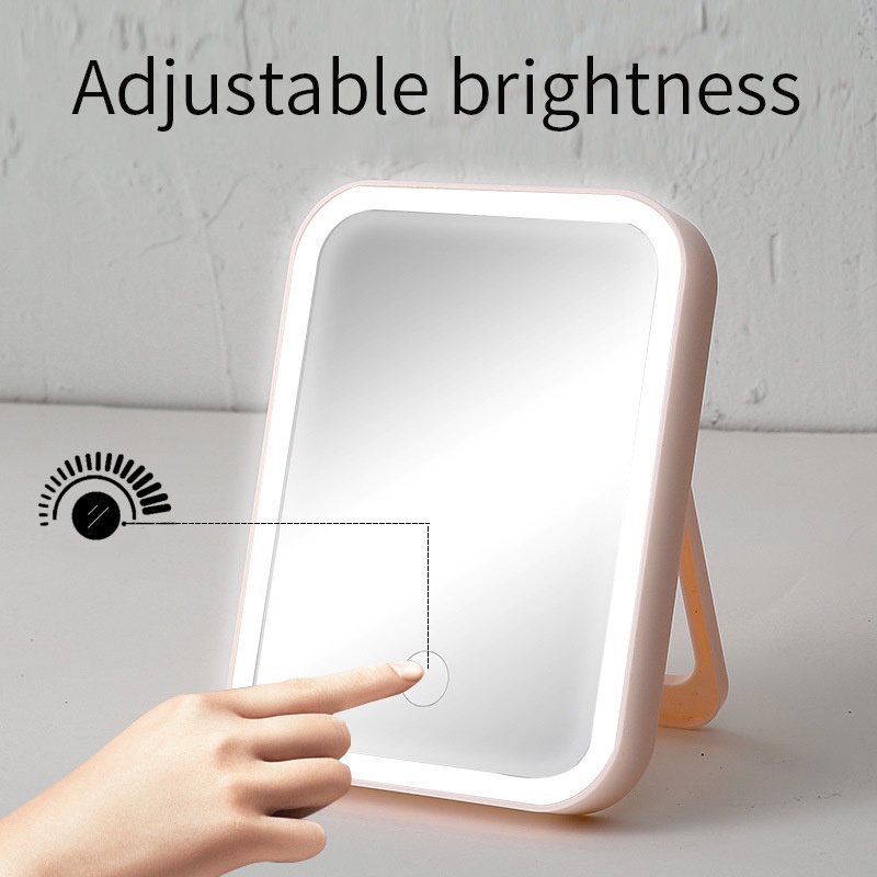 Gương trang điểm PFFEE có màn hình cảm ứng và đèn LED