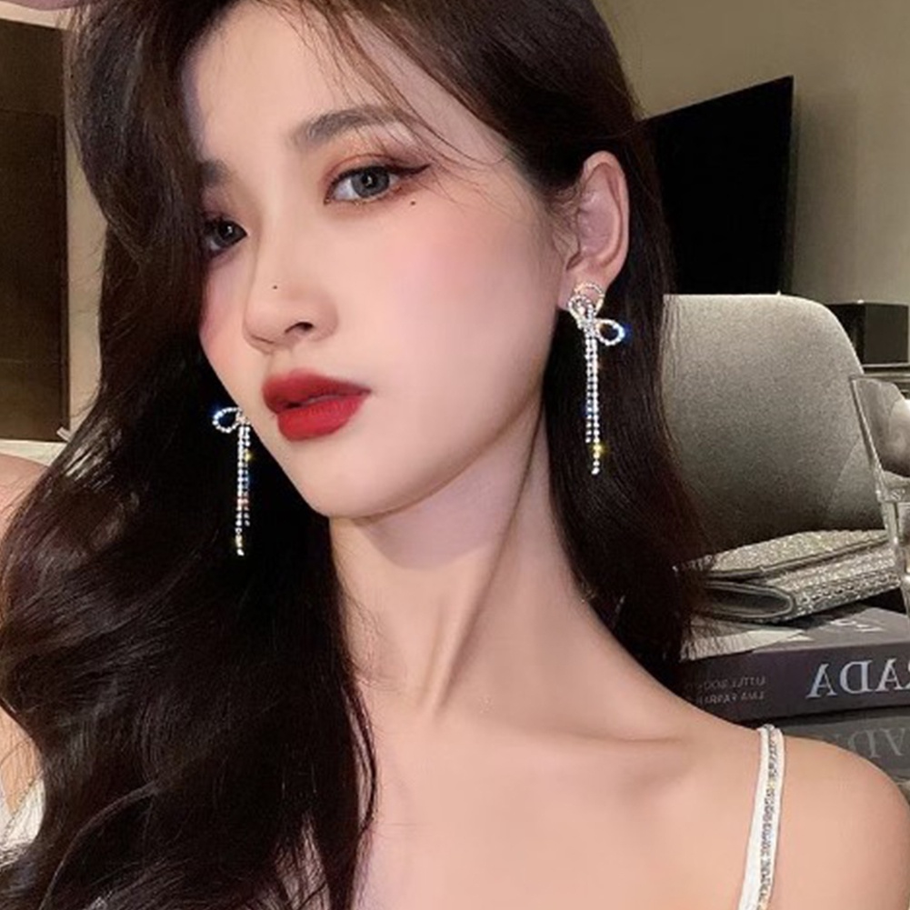 Bông Tai Hình Cánh Bướm Đính Đá Zircon Thời Trang Cho Nữ