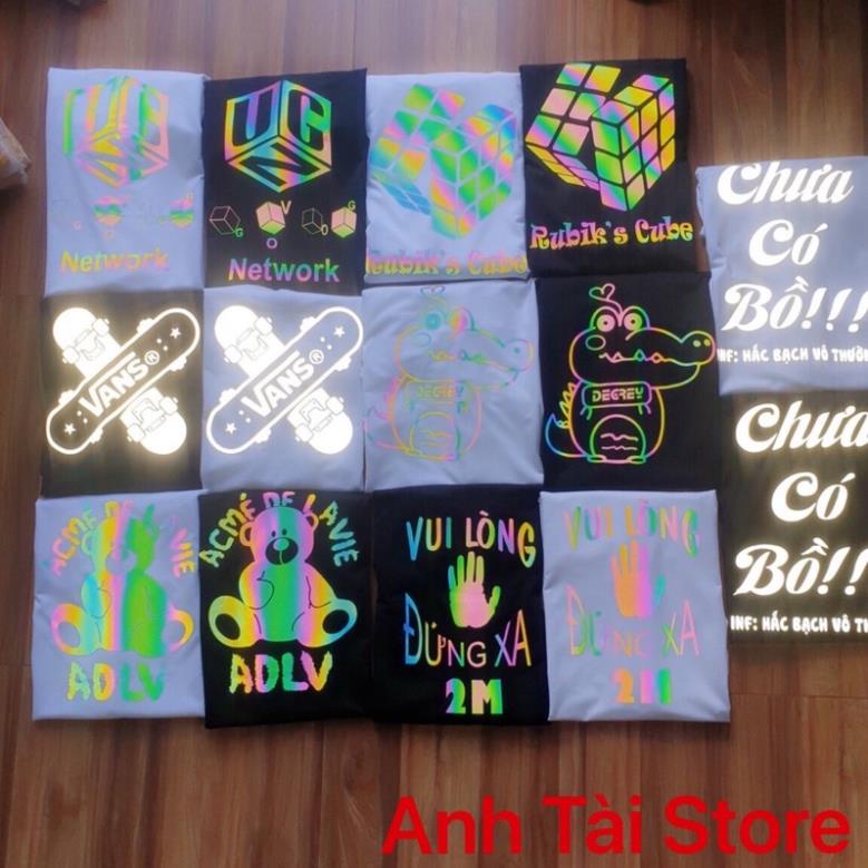 Áo thun tay lỡ phản quang phông Unisex nam nữ chất Premium Cotton oversize đến 75kg form rộng co dãn 4 chiều V.ans ATP11 | BigBuy360 - bigbuy360.vn