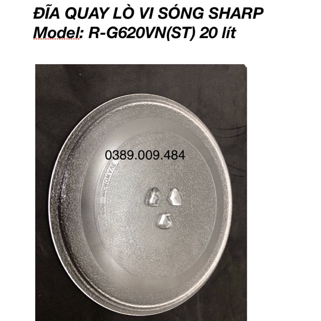 Đĩa lò vi sóng SHARP R-G620VN(ST) 20 lít