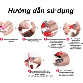 Bộ Sticker Dán Móng 14 Miếng Siêu Xinh BiTi DMT39