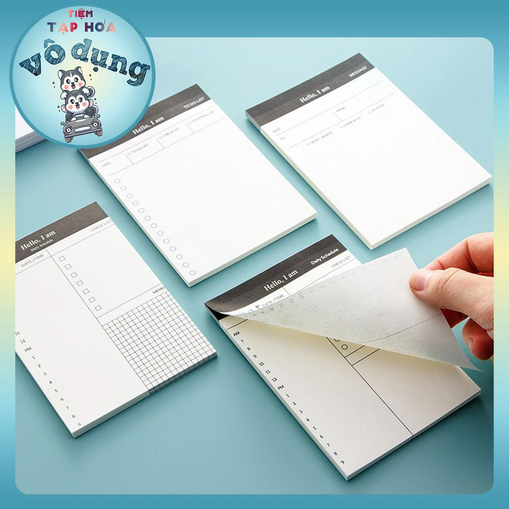 Sổ tay check list mỗi ngày, to-do list