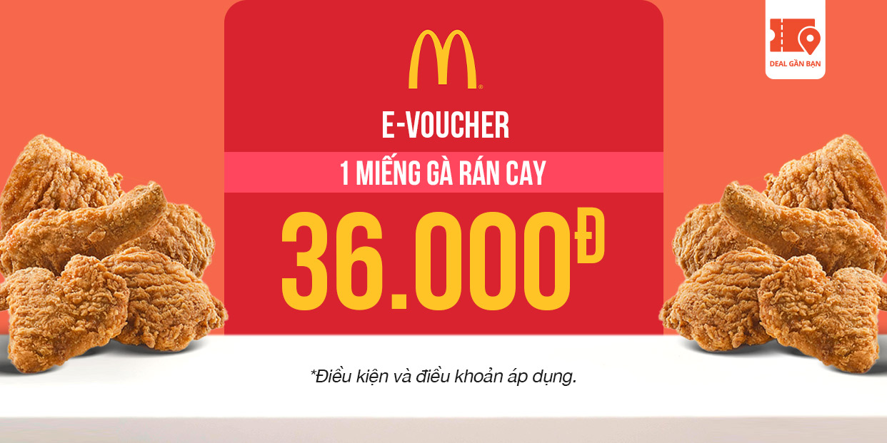 E-Voucher McDonald's 1 Miếng gà rán cay